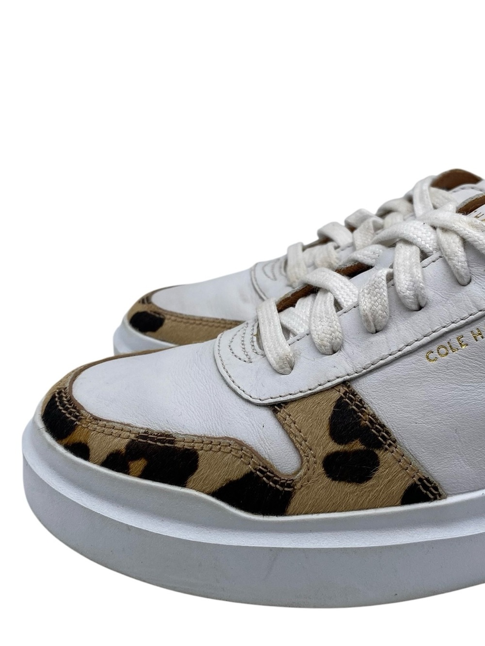 Cole Haan Womens Shoes Grandpro Rally Court Sneakers 7.5 White Leather Low Top - Picture 3 of 11
